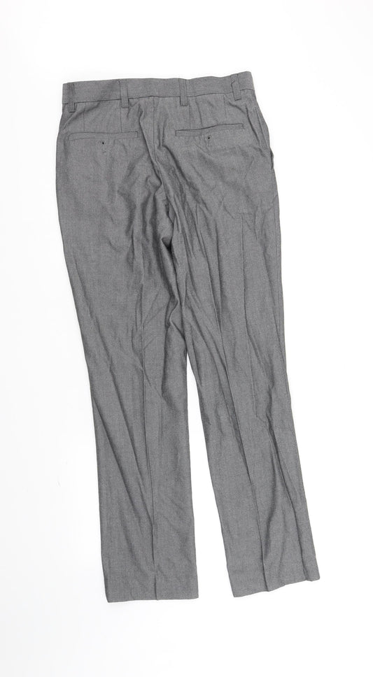 Womens UK Size 28 in NEXT Regular Fit Grey Trousers