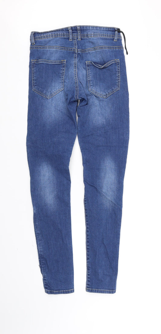 Mens UK Size 28 in DNM Regular Fit Straight Blue Jeans
