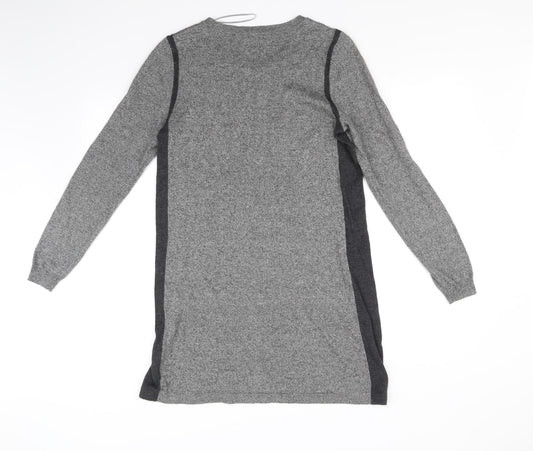 George Womens Grey Fit & Flare Size 12