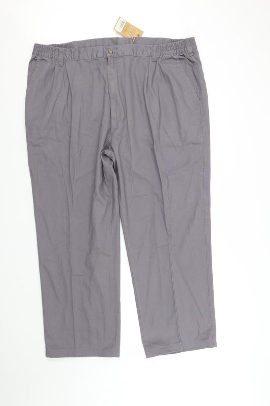 Cotton Traders Womens Grey Trousers Size 44 in L31 in