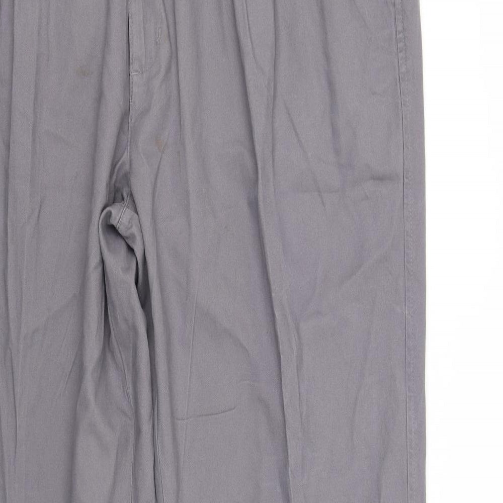 Cotton Traders Womens Grey Trousers Size 44 in L31 in