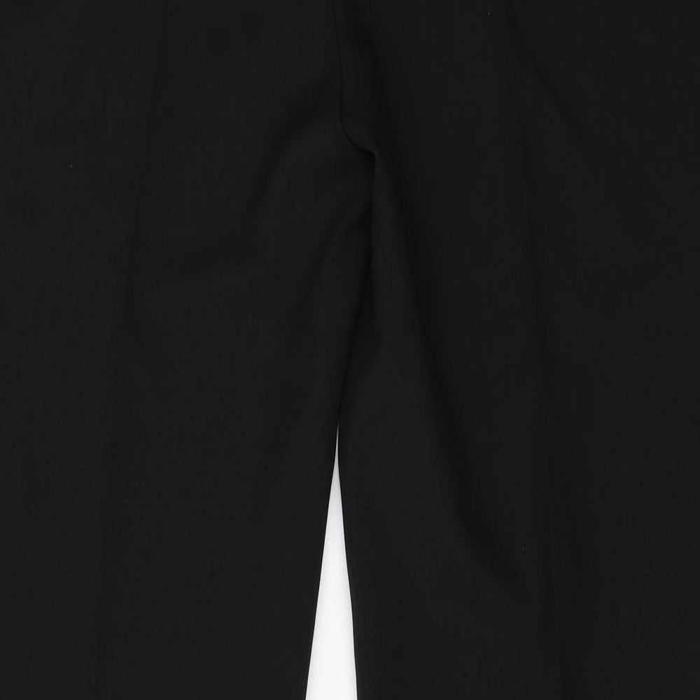 Womens UK Size 20 Peacocks Regular Fit Black Trousers