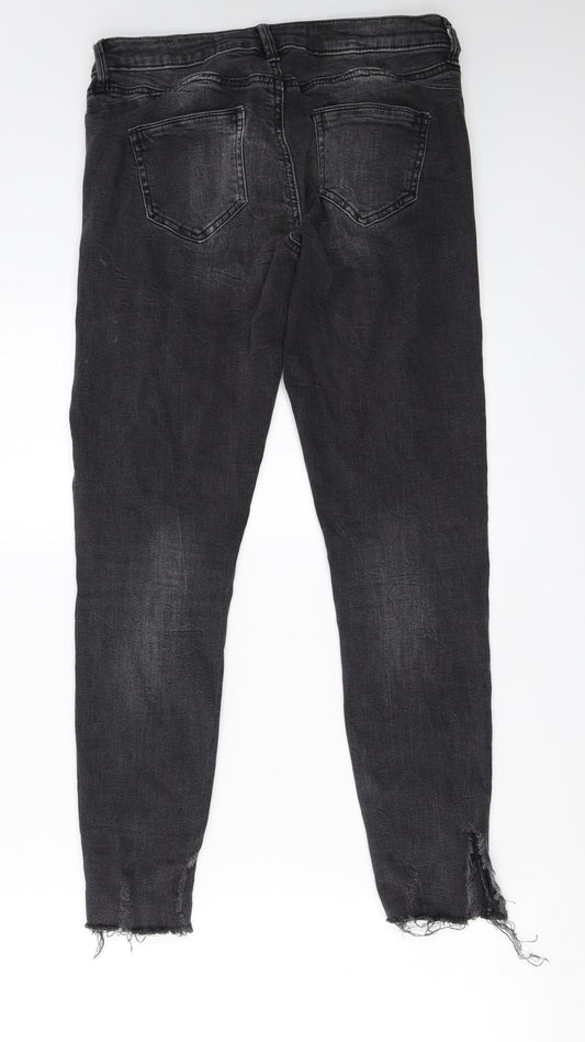 denim co Womens Black Skinny Jeans Size 8 L24 in