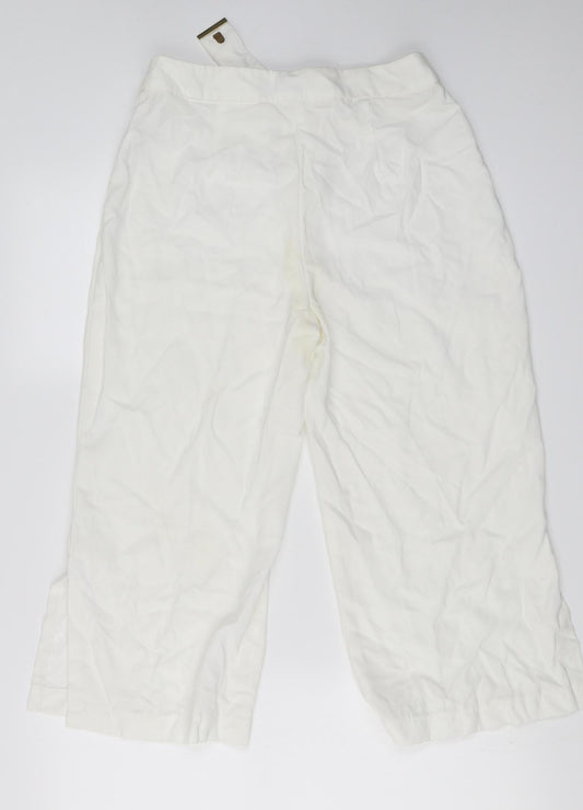 George Womens Ivory Trousers Size 8 L20 in