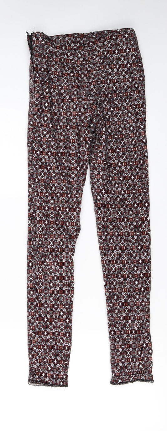 Womens UK Size 6 Atmosphere Regular Fit Red Trousers