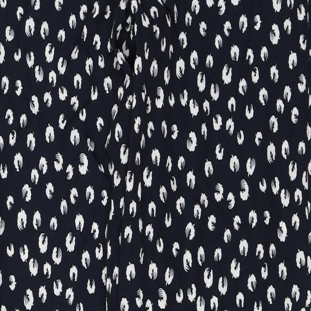 Womens UK Size 10 Marks and Spencer Regular Fit Blue Trousers