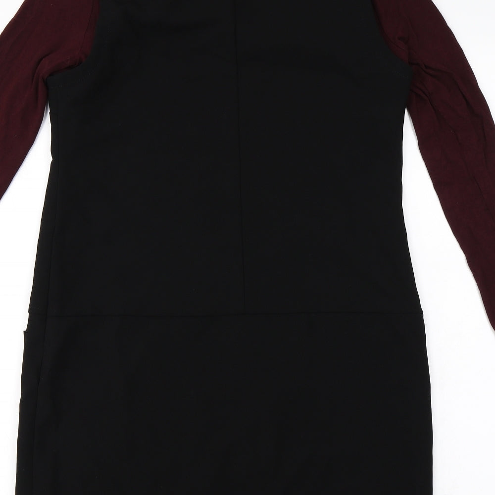 Peacocks Womens Black A-Line Size 8