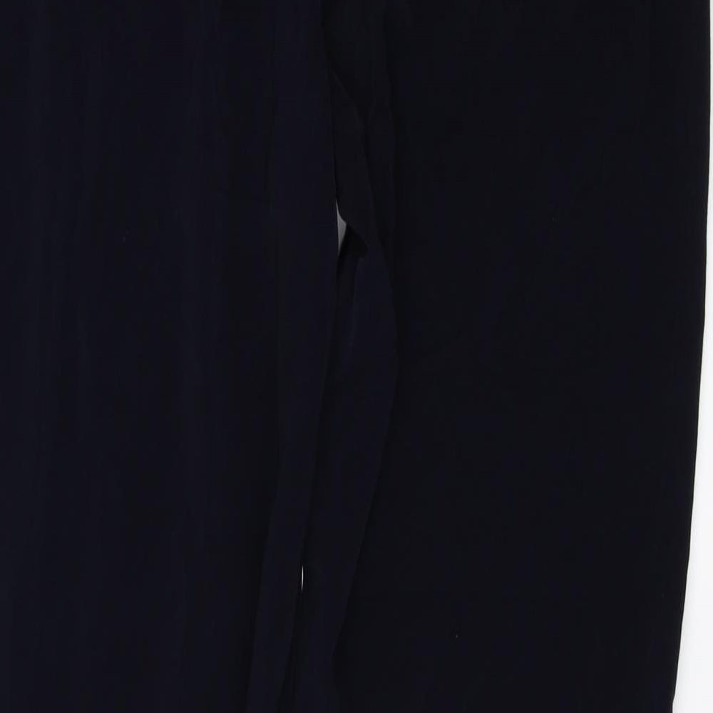 Womens UK Size M Zara Regular Fit Blue Trousers