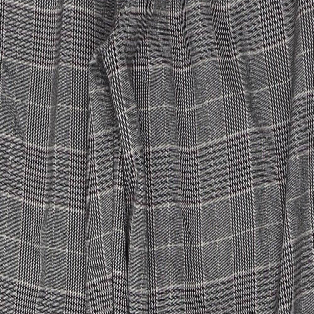 Womens UK Size L Pull&Bear Regular Fit Grey Trousers