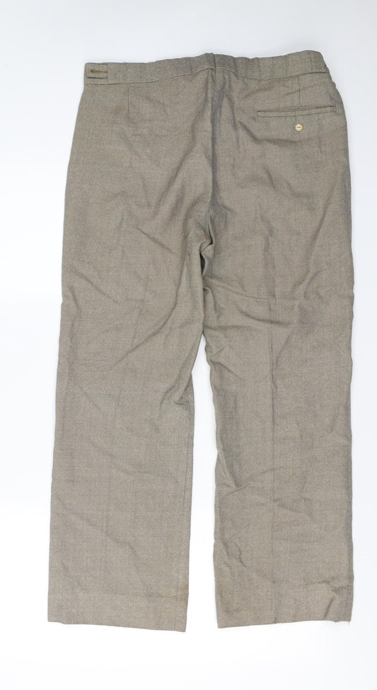 Shannon Mens Beige Trousers Size 32 in L26 in