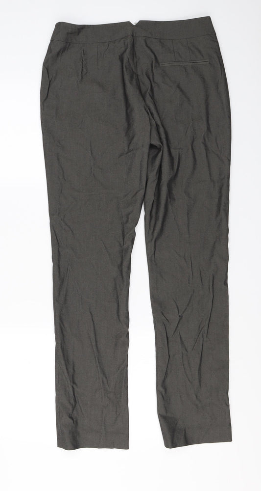 Womens UK Size 10 Linea Regular Fit Grey Trousers