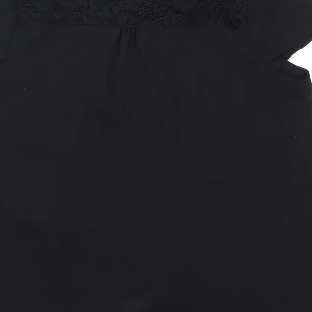 George Girls Black Basic Button-Up Size 11-12 Years