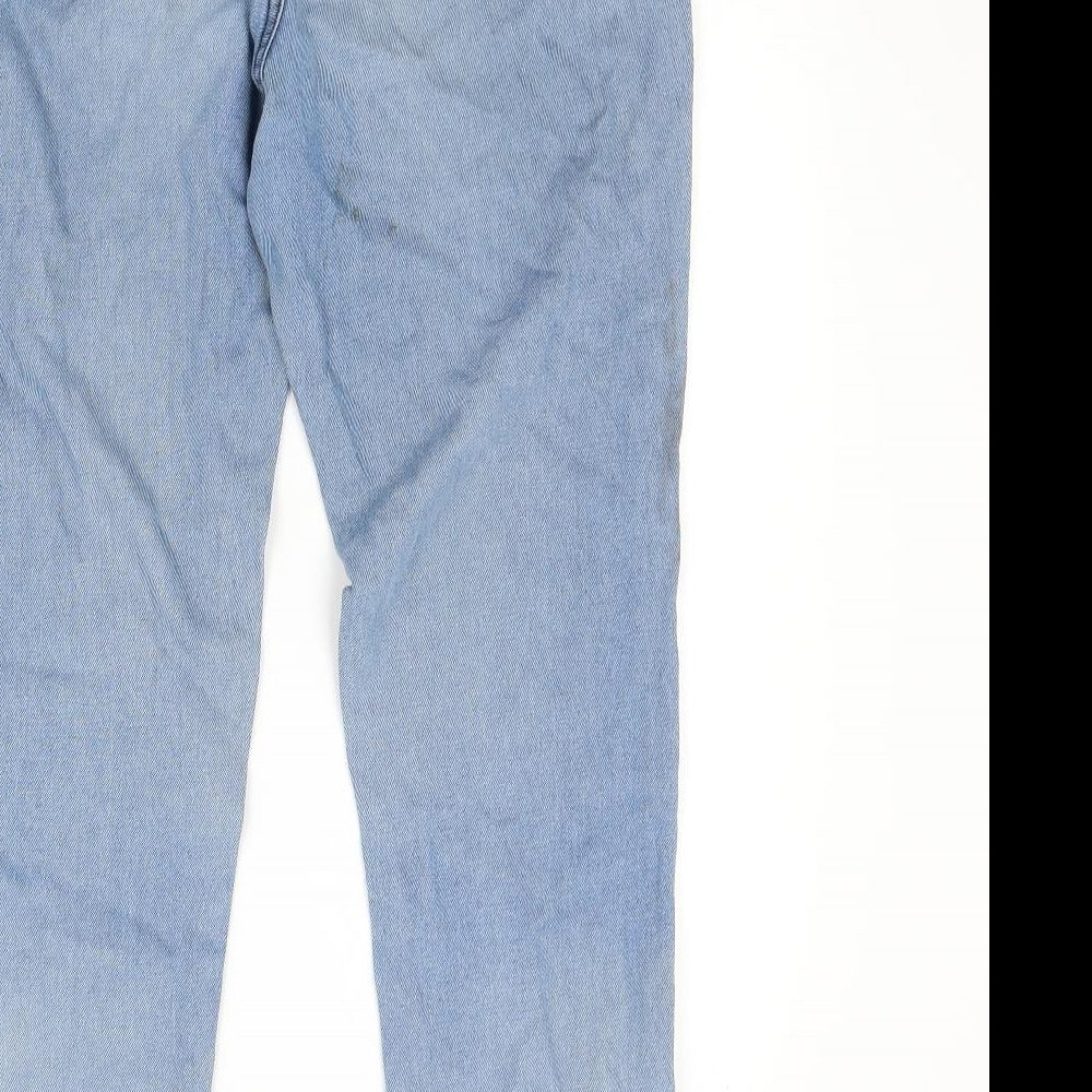 Noisey Man Womens Blue Denim Tapered Jeans Size 28 L29 in