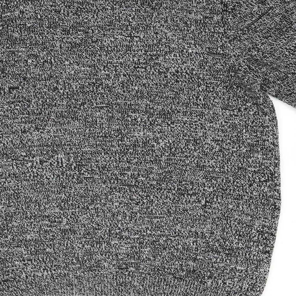 ACW85 Mens Grey  Knit Pullover Jumper Size M