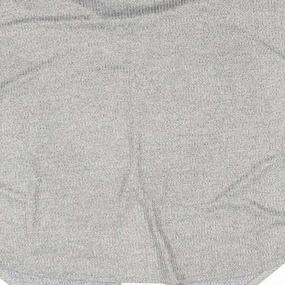 New Look Womens Silver Basic T-Shirt Size M