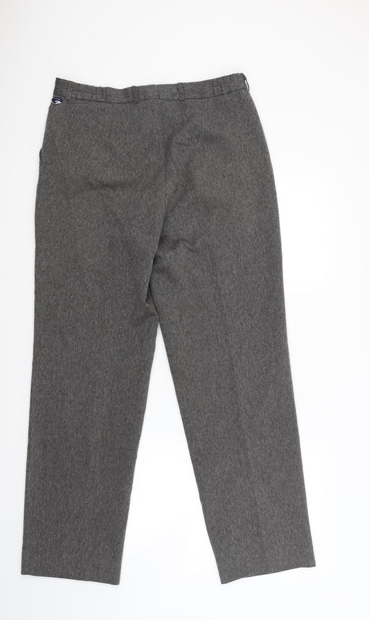 Berkertex Womens Grey Trousers Size 12 L29 in