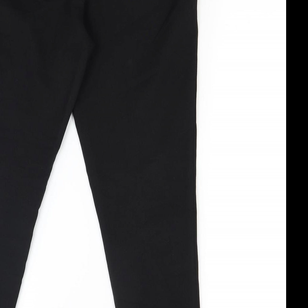 Primark Womens Black Trousers Size 8 L24 in