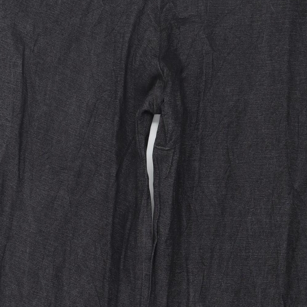 Denim & Co. Womens Grey Trousers Size 34 in L26 in