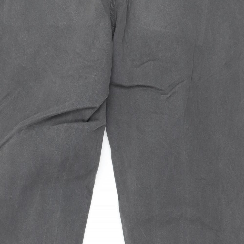 Mens UK Size 32 in Jeff & Co Regular Fit Grey Trousers