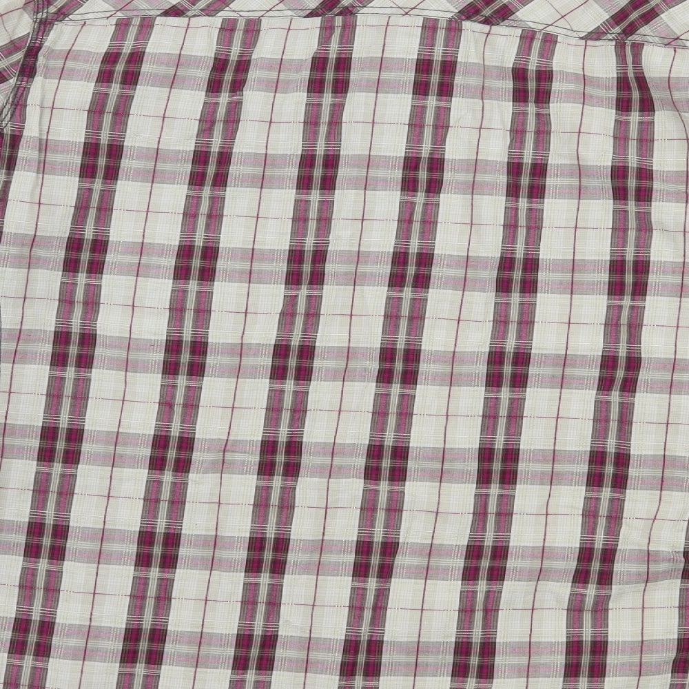 Mens UK Size L NEXT Grey Button-Up Long Sleeve Casual Shirt