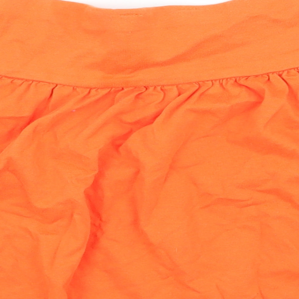 George Girls Orange Jersey Flare Skirt Size 12-13 Years