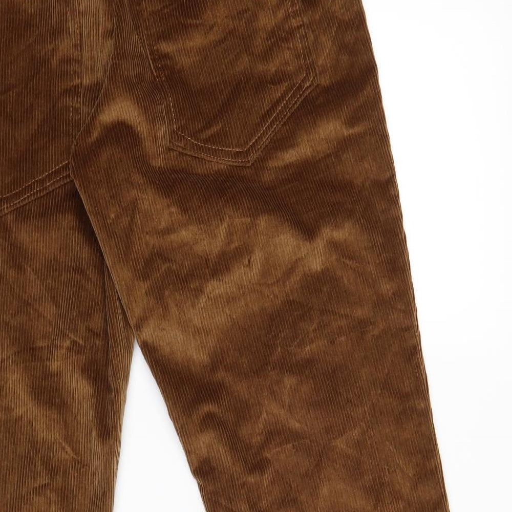 Womens UK Size 32 in Preworn Regular Fit Brown Trousers