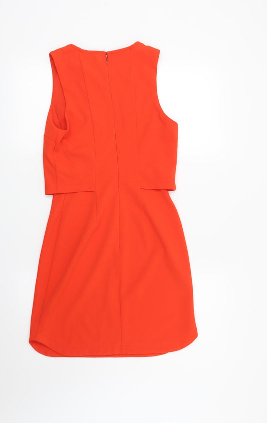Topshop Womens Red Shift Size 6