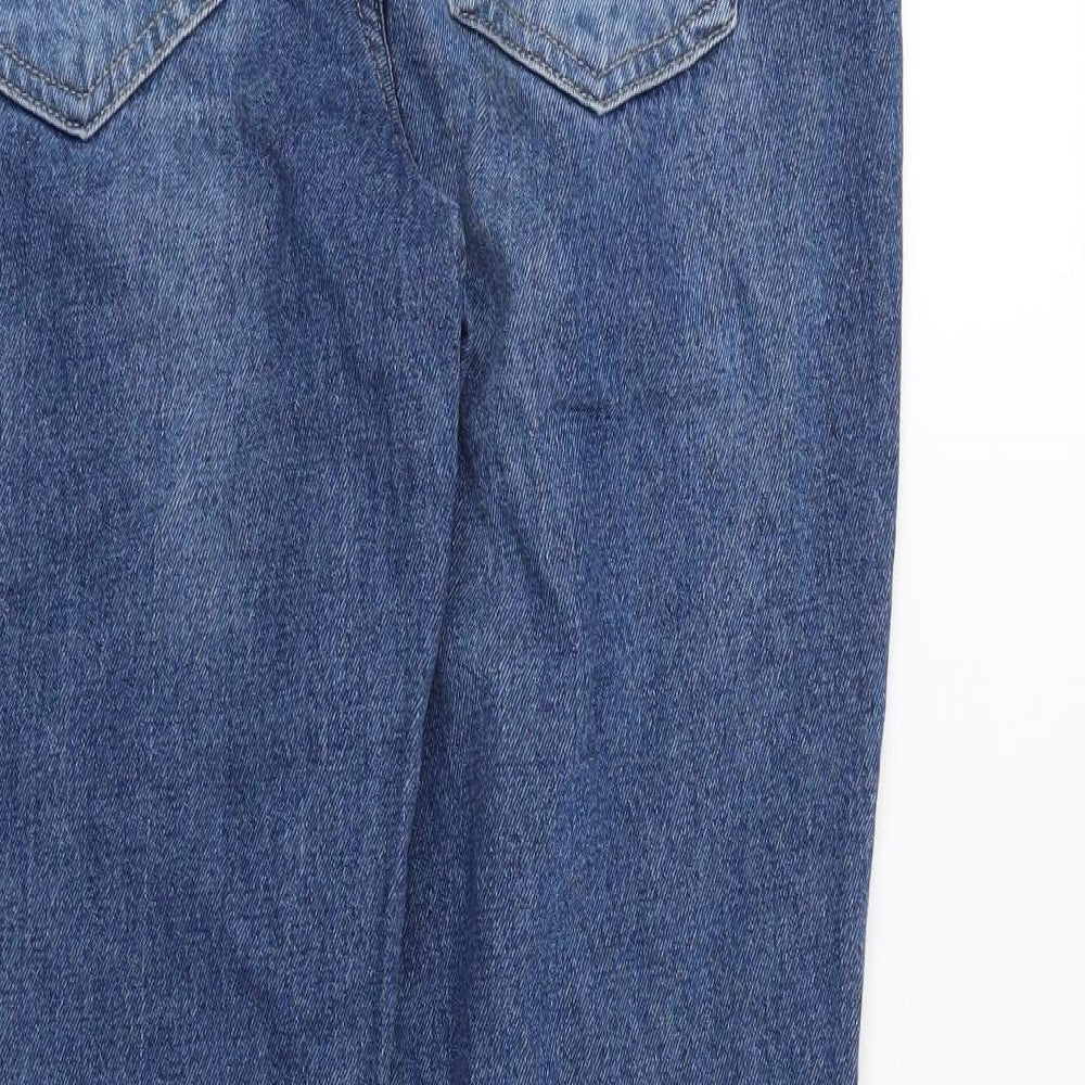 NEXT Womens Blue Straight Jeans Size 10 L27 in
