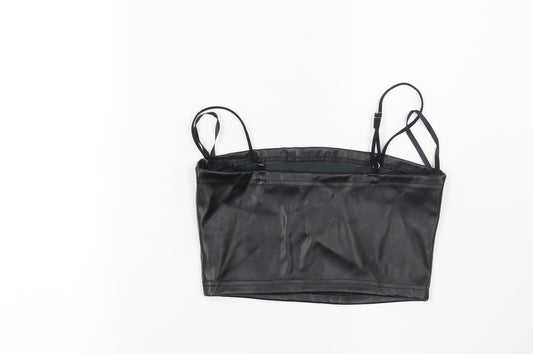 SheIn Womens Black Basic Blouse Size XS