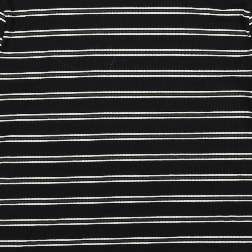 Matalan Womens Black Striped Camisole T-Shirt Size 12