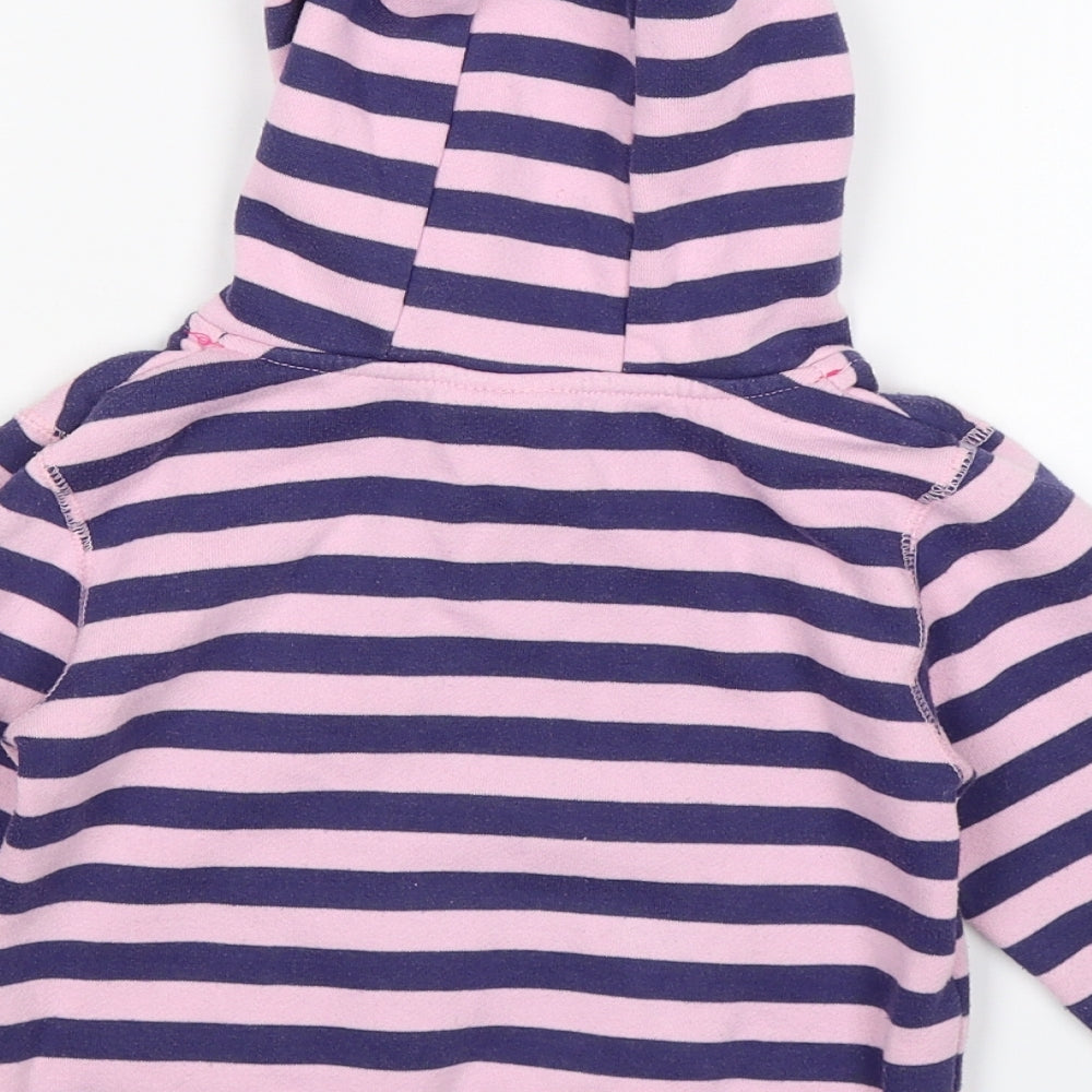 Nickelodeon Girls Multicoloured Striped Pullover Hoodie Size S - Dora The Explorer