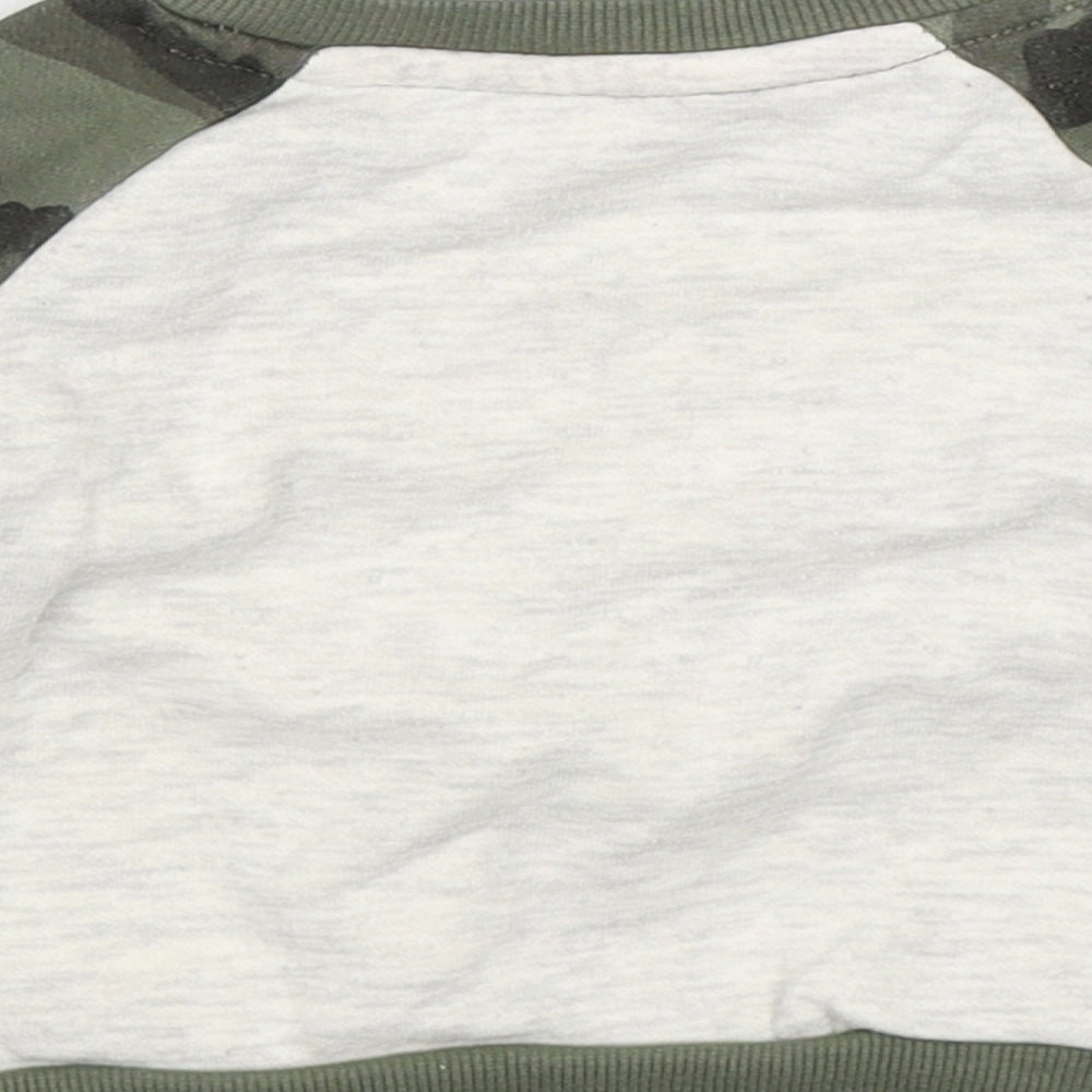 Primark Boys Multicoloured Camouflage Pullover Jumper Size 3-6 Months