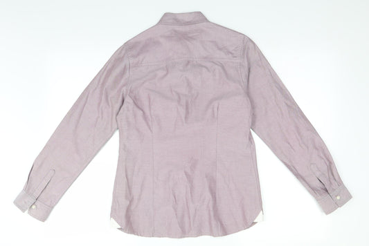 US Polo Assn. Mens Purple Button-Up Size S