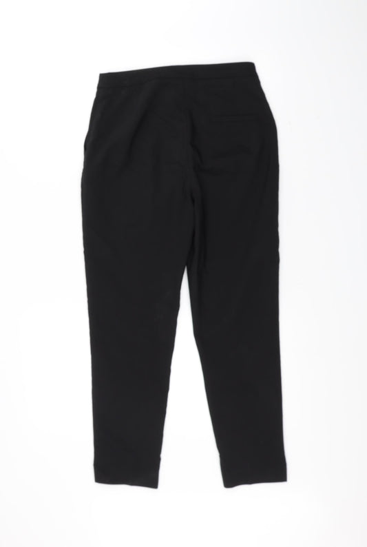Womens UK Size 6 H&M Regular Fit Black Trousers