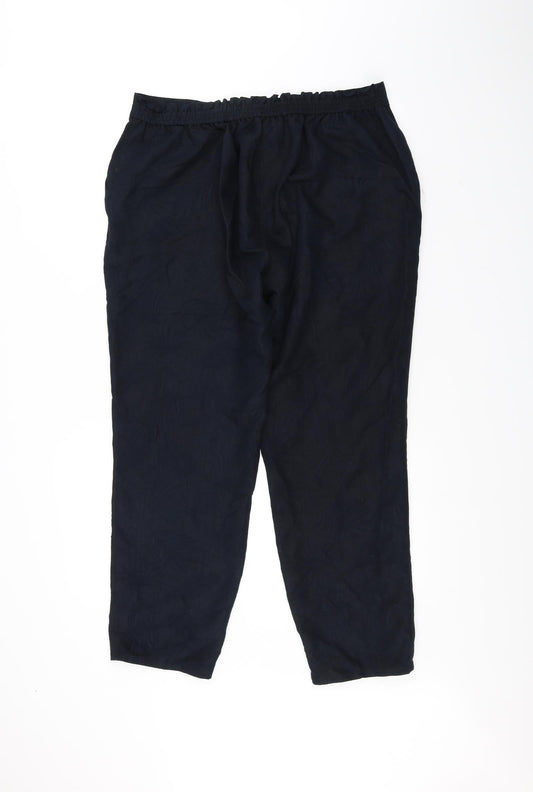 George Womens Blue Trousers Size 16 L26 in