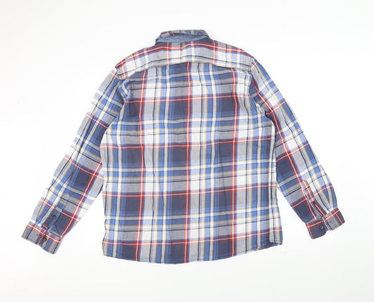 George Mens Blue Dress Shirt Size L