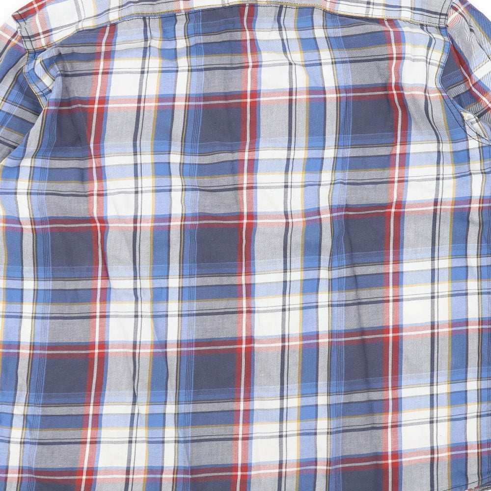 George Mens Blue Dress Shirt Size L