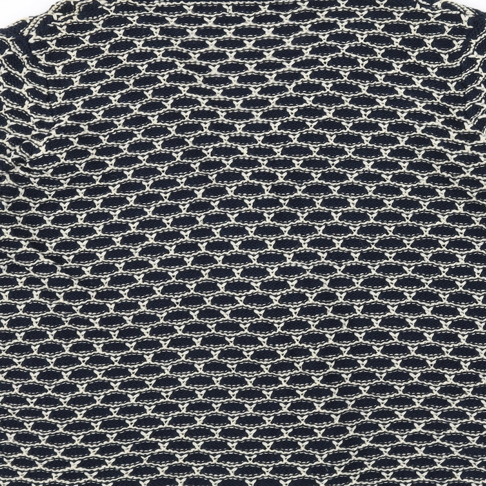 George Womens Blue Knit Jacket Coatigan Size 18