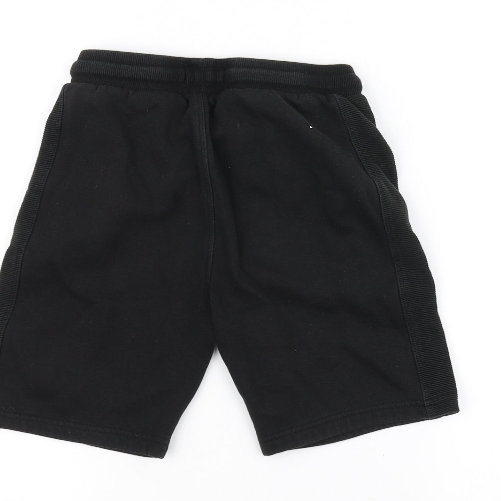Preworn Boys Black Sweat Shorts Size 9 Years