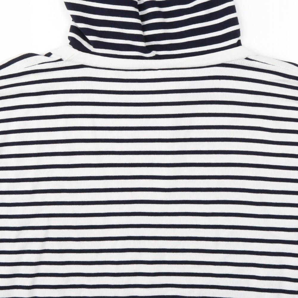 Falmer Heritage Womens Multicoloured Striped Pullover Hoodie Size L