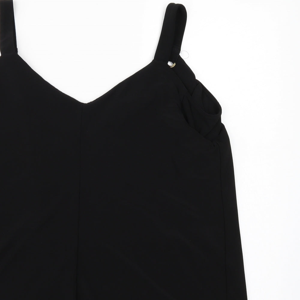 George Womens Black Basic Blouse Size 16