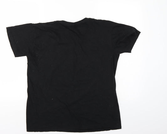 Boohoo Womens Black Basic T-Shirt Size S