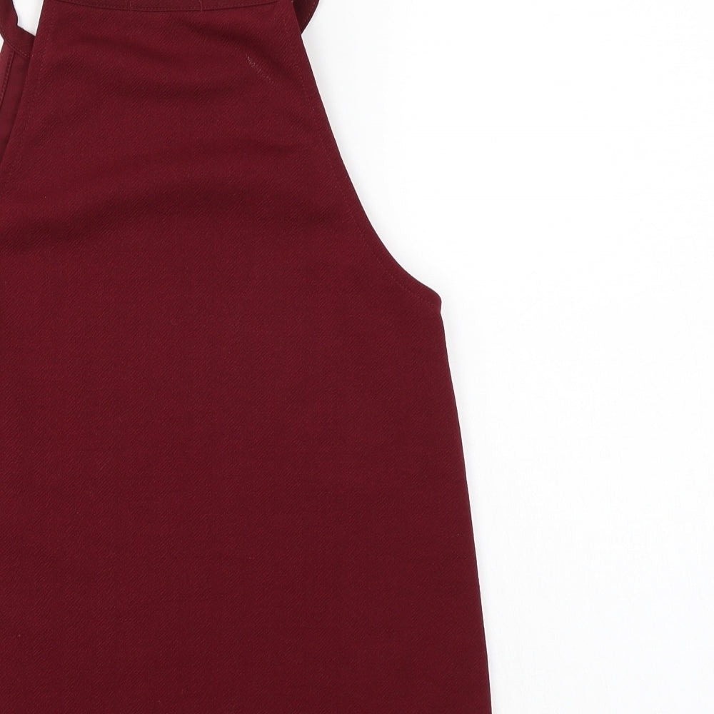 Womens UK Size 8 New Look Red Basic Tank