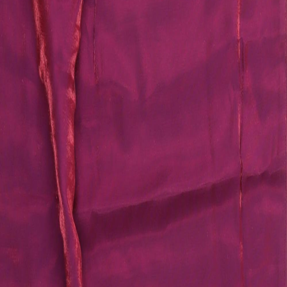 IMAGES Womens Purple Trousers Size 12 L29 in