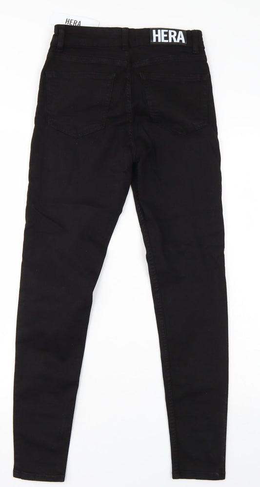 Hera Mens Black Denim Skinny Jeans Size 26 L27 in