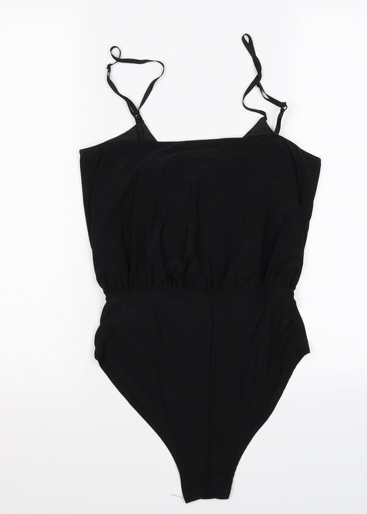 Boohoo Womens Black Jumpsuit One-Piece Size 10