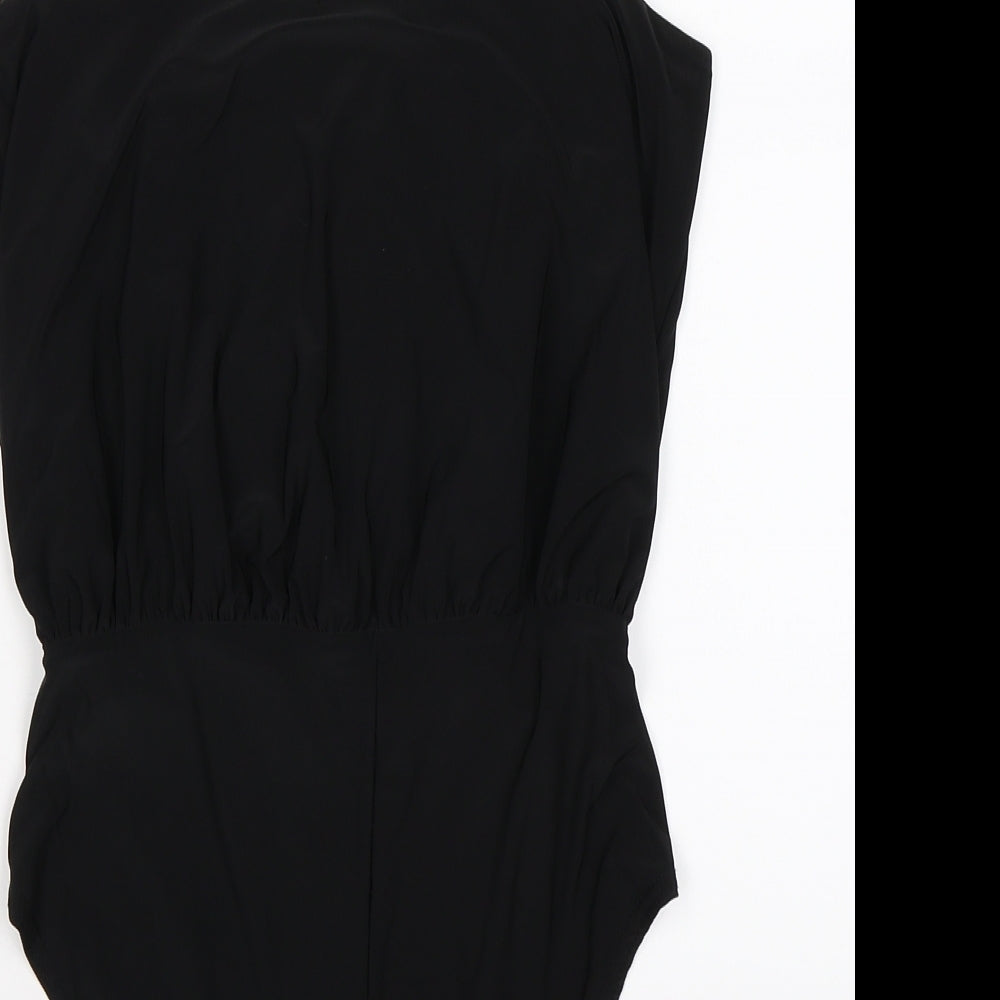 Boohoo Womens Black Jumpsuit One-Piece Size 10