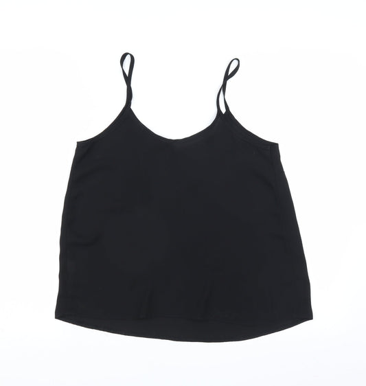 Womens UK Size 10 Primark Black Camisole Blouse