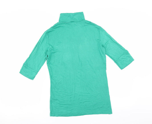 George Womens Green Basic T-Shirt Size 8