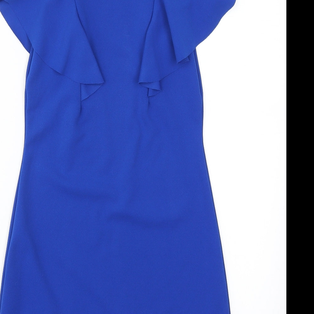 Boohoo Womens Blue Mini Size 10